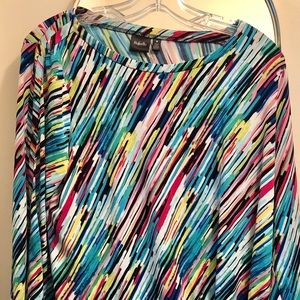 Fun Colorful soft top. Dress or casual.